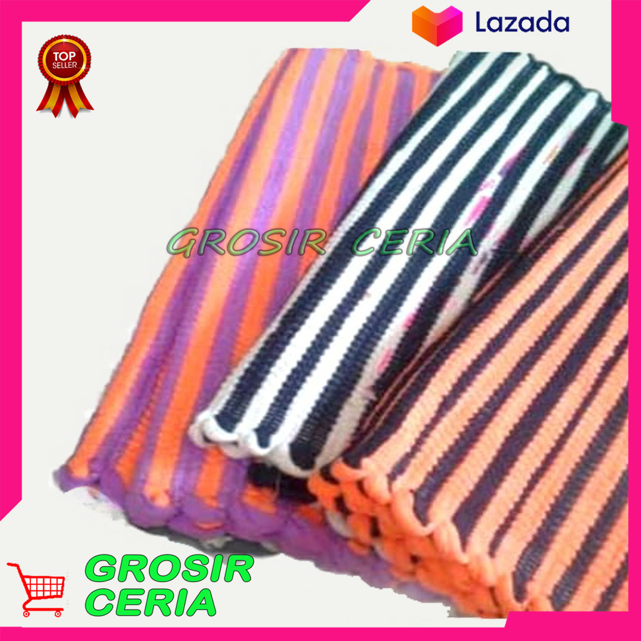 MURAH MERIAH !! 5 PCS Keset Tenun / Keset Wc Tenun / Keset Tenun Bandung/Keset Bandung