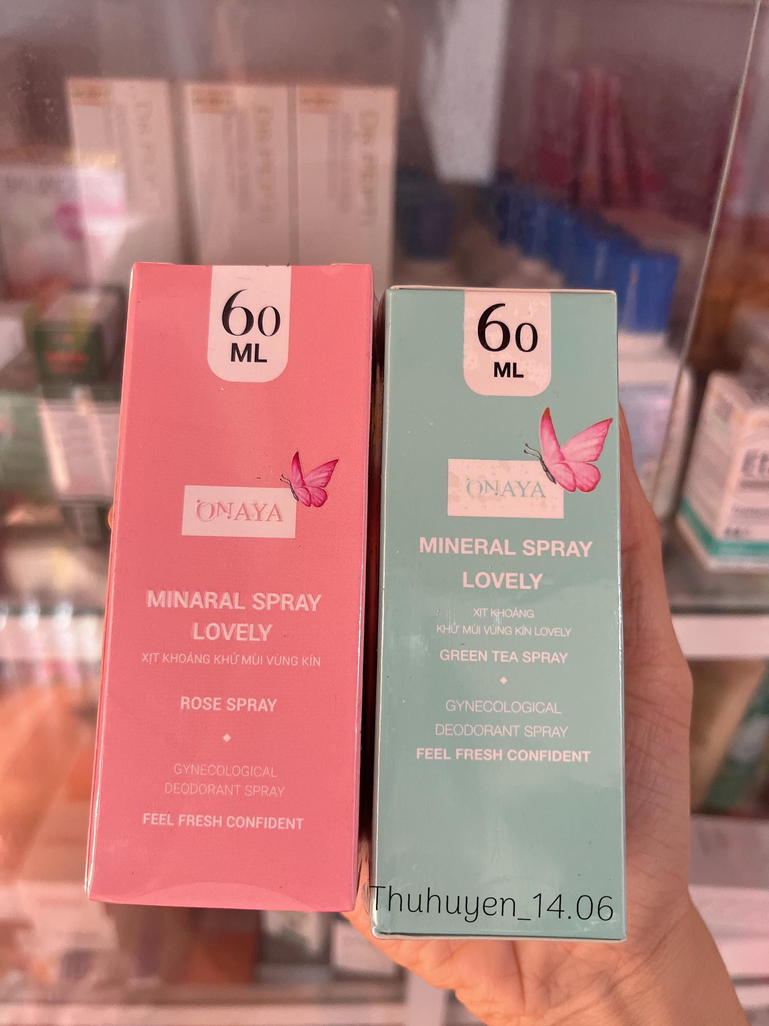 Xịt Khoáng Vùng Kín Onaya Minaral Spray Lovely 60ml