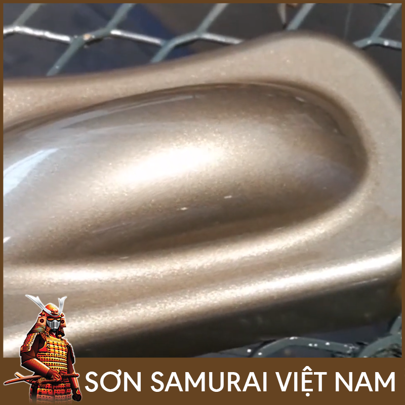 Chai sơn samurai màu vàng đồng S351 - Sơn xịt samurai màu vàng đồng