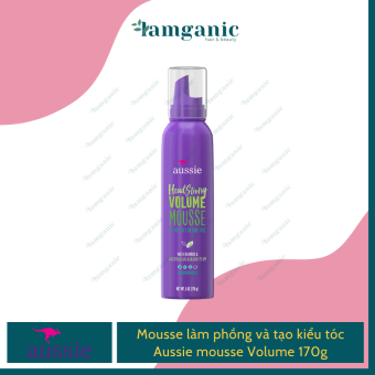 Mousse làm phồng và tạo kiểu tóc Aussie mousse Volume 170g