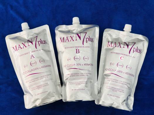Thuốc uốn ép tóc Max N7 Plus chuyên nghiệp cho salon, đầy đủ phân loại thuốc uốn, dập nước (dập uốn), dập kem (dập ép)