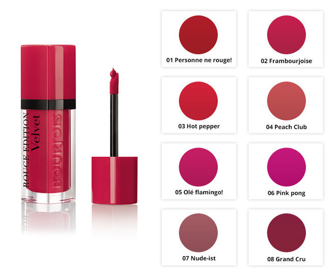Son bj velvet bourjois rouge edition velvet pháp 7.7ml - no.01