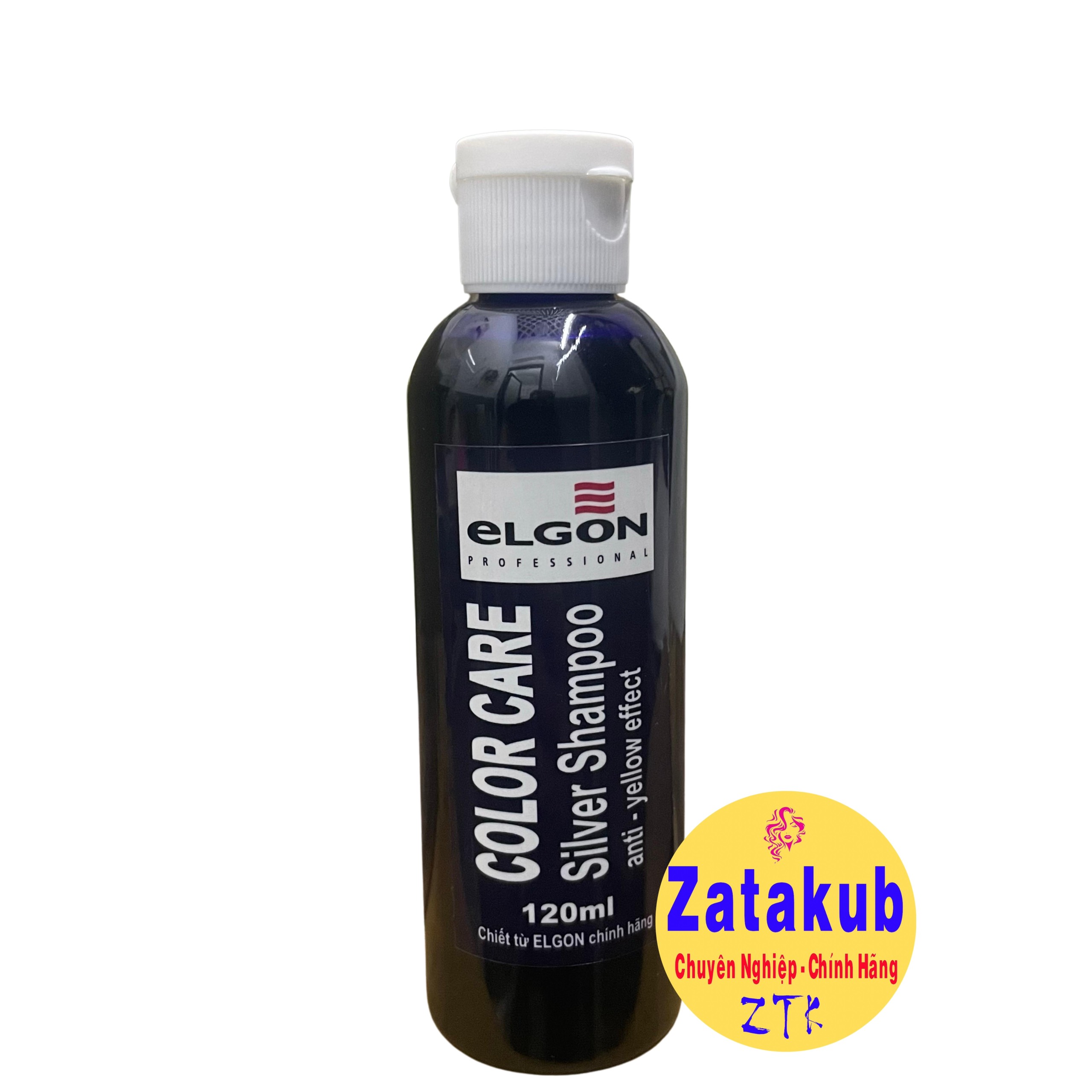 Dầu gội khử ánh vàng elgon silver shampoo size mini 120ml