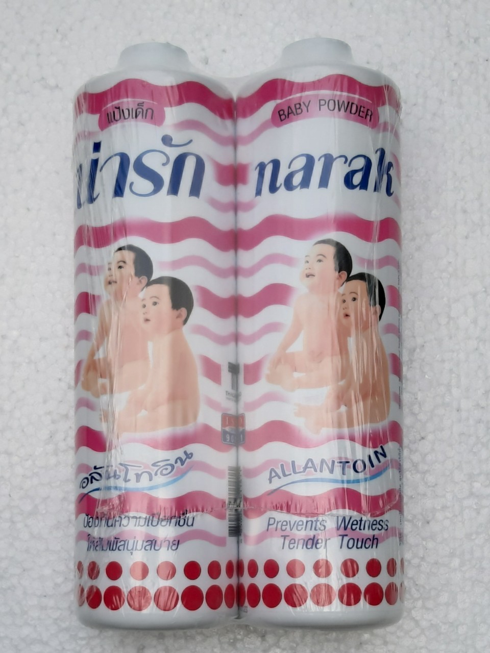 Combo 02 Chai Phấn rôm Narak thơm dịu nhẹ 350g/1 chai sẩy trẻ em cả người lớn  chống hâm 350g  Thái Lan