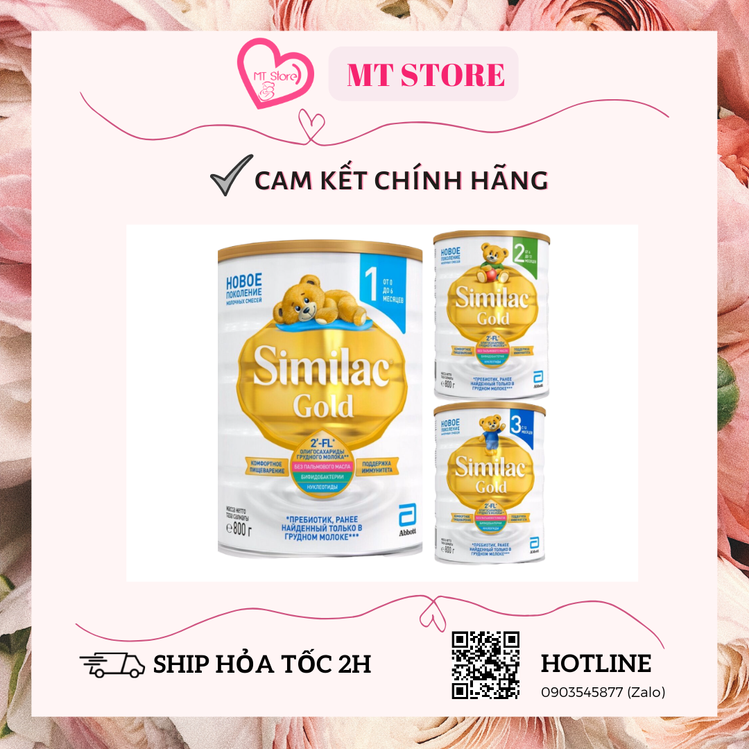 Sữa Similac Gold Nga hộp 800g đủ số, sữa mát, không gây táo bón