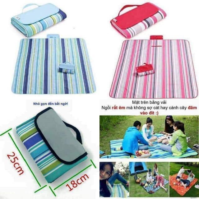 Thảm du lịch picnic gấp gọn chống thấm nước tấm lót ngủ