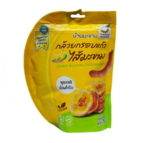 10 TÚI BÁNH CHUỐI KẸP ME THÁI LAN 90GR x 10 túi, MÓN ĂN VẶT GIÒN GIÒN CHUA CHUA NGỌT SIÊU NGON