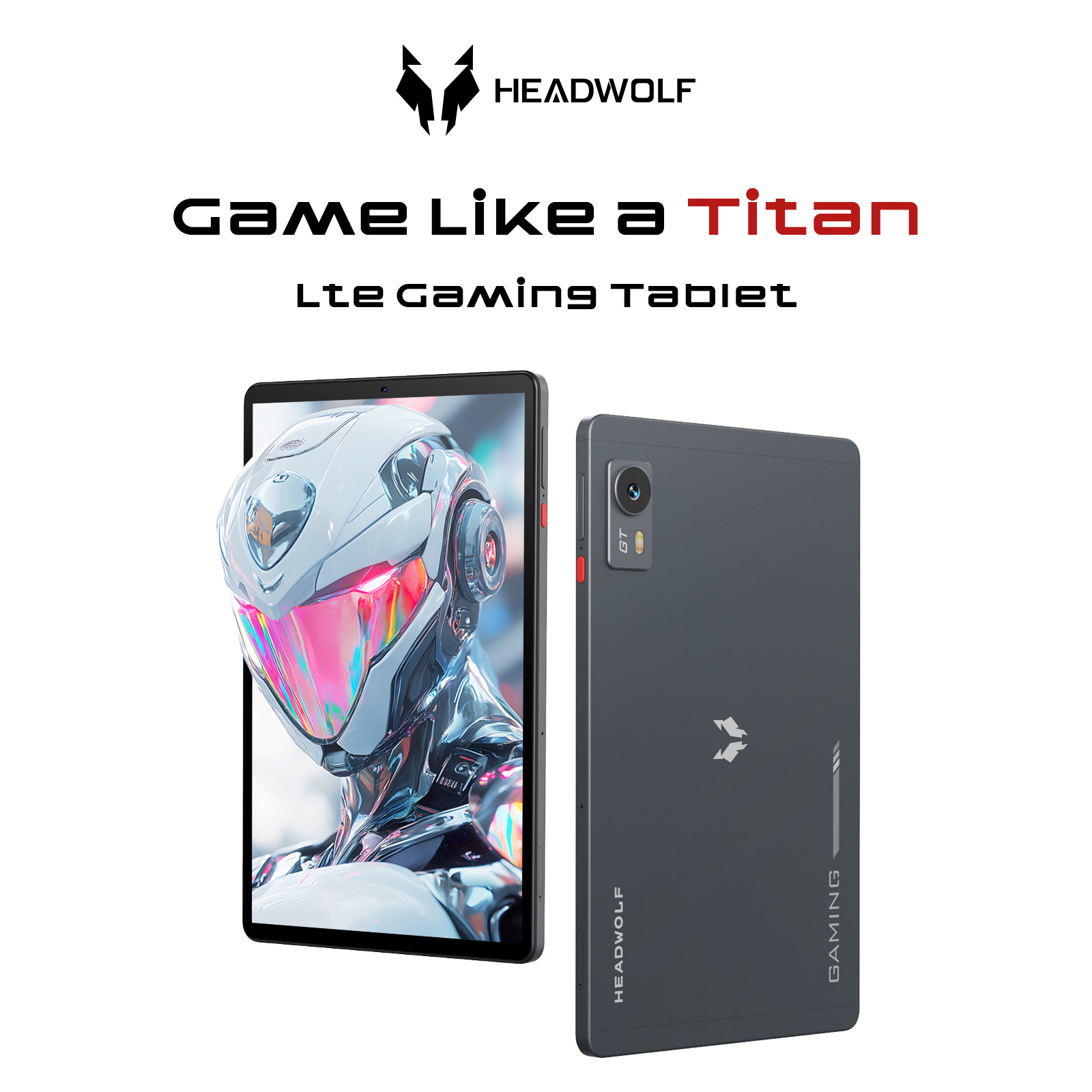 【New】【Headwolf Titan 1 Android Tablet】 Features an 8-Inch Screen, Dimensity 8300 Processor, 2.5K Resolution and a High Refresh Rate of 144Hz, 24Gb Lpddr5X Ram + 256Gb Ufs 4.0 Flash Memory Expandable up to 2Tb, Dual Speakers, 7200Mah Battery 【Ahinstallment ราคา 9,989 บาท*ส่งฟรี