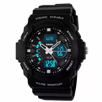 Đồng hồ thể thao - đồng hồ thời trang nam chống nước SKMEI 1008 Đen trắng