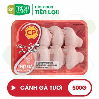 Cánh Gà CP 500g - Thịt Gà CP Foods - Tươi ngon tiện lợi - CP Fresh Mart