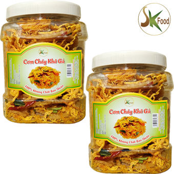 (Combo 1kg) 2 hũ cơm cháy lắc khô gà SK FOOD