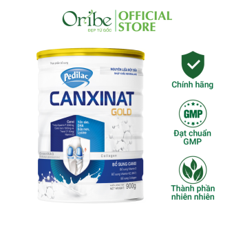 Sữa Bột Pedilac Canxinat Gold Bổ Sung Canxi Các Loại Vitamin Và Collagen Giúp Phát Triển Duy Trì Xương Khớp Chắc Khỏe Hộp 900gr
