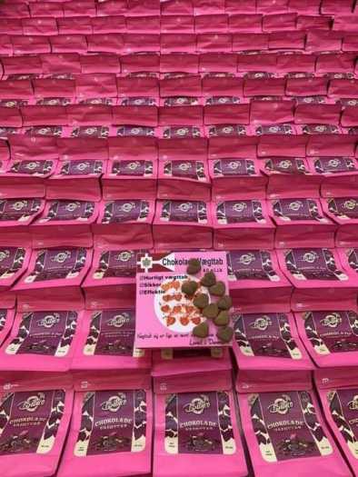 Kẹo Socola Giảm Cân Đan Mạch hộp hồng 20 viên [LOẠI MẠNH] giá dùng thử