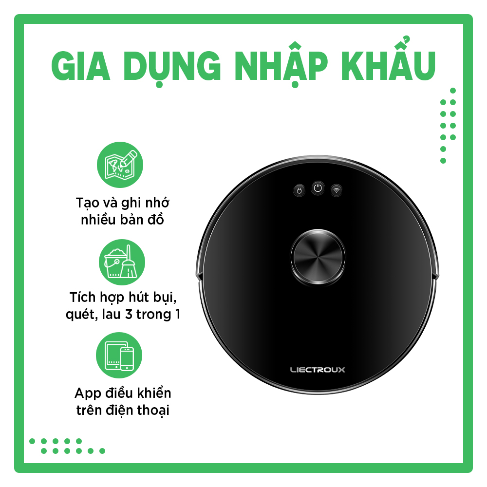 Robot lau nhà thông minh liectroux xr500 - robot hút bụi chính hãng