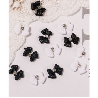 Charm nơ trang trí Nail, charm đính móng tay hình nơ lớn giá rẻ