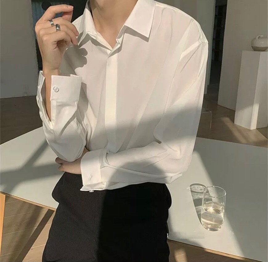 (GIẢM giá LẤY 5 SAO0 ÁO SƠ MI NAM PHOM RỘNG CÔNG SỞ CỰC HOT.