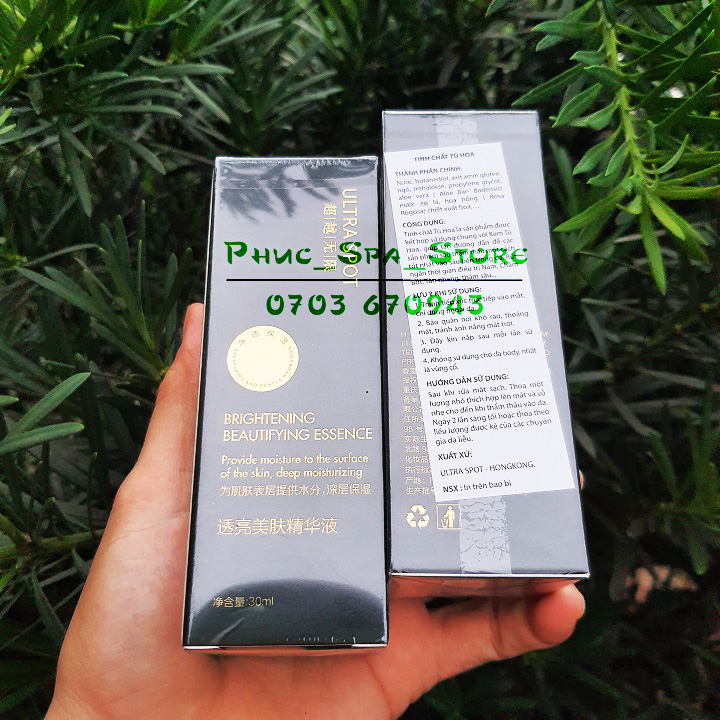Tinh chất tú hoa beautifying brightening mờ thâm nám ultraspot hồng kông