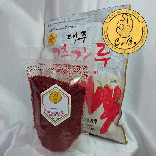 Ớt Bột Hàn Quốc Daejoo 100g Sản xuất và Đóng gói tại Hàn Quốc  (DÙNG LÀM KIM CHI NGON NHẤT)