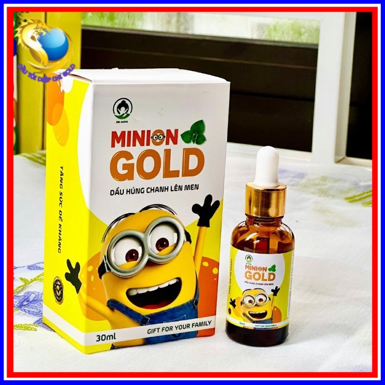 Dầu húng chanh Minion goldTrẻ sơ sinh & Trẻ nhỏ Chăm sóc sức khỏe cho trẻ Vitamin Mẹ & Bé Đồ dùng cho bé An toàn cho bé