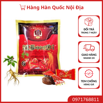 Kẹo Hồng Sâm SAMSUNG Hàn Quốc 200gr Bổ Sung Vitamin Viên Cứng