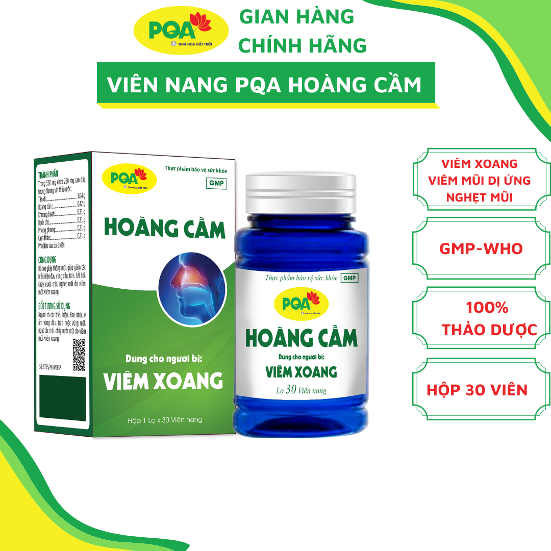 PQA Scutellaria baicalensis the nose, helps to reduce the pain Area Head