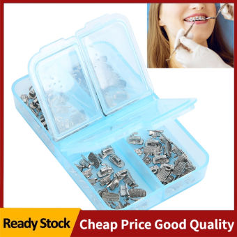 Hộp 80 ống niềng răng điều chỉnh nha khoa sử dụng một lần có đế lưới kim loại liên kết chắc chắn không dễ rơi ra - INTL