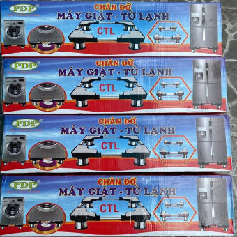 Chân Đỡ Máy Giặt 6-9kg  Tủ Lạnh 90 - 270 lít <inox chắc chắn>