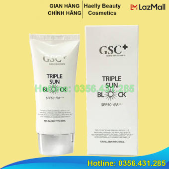 Kem Chống Nắng GSC Triple Sun Block SPF50+ PA+++