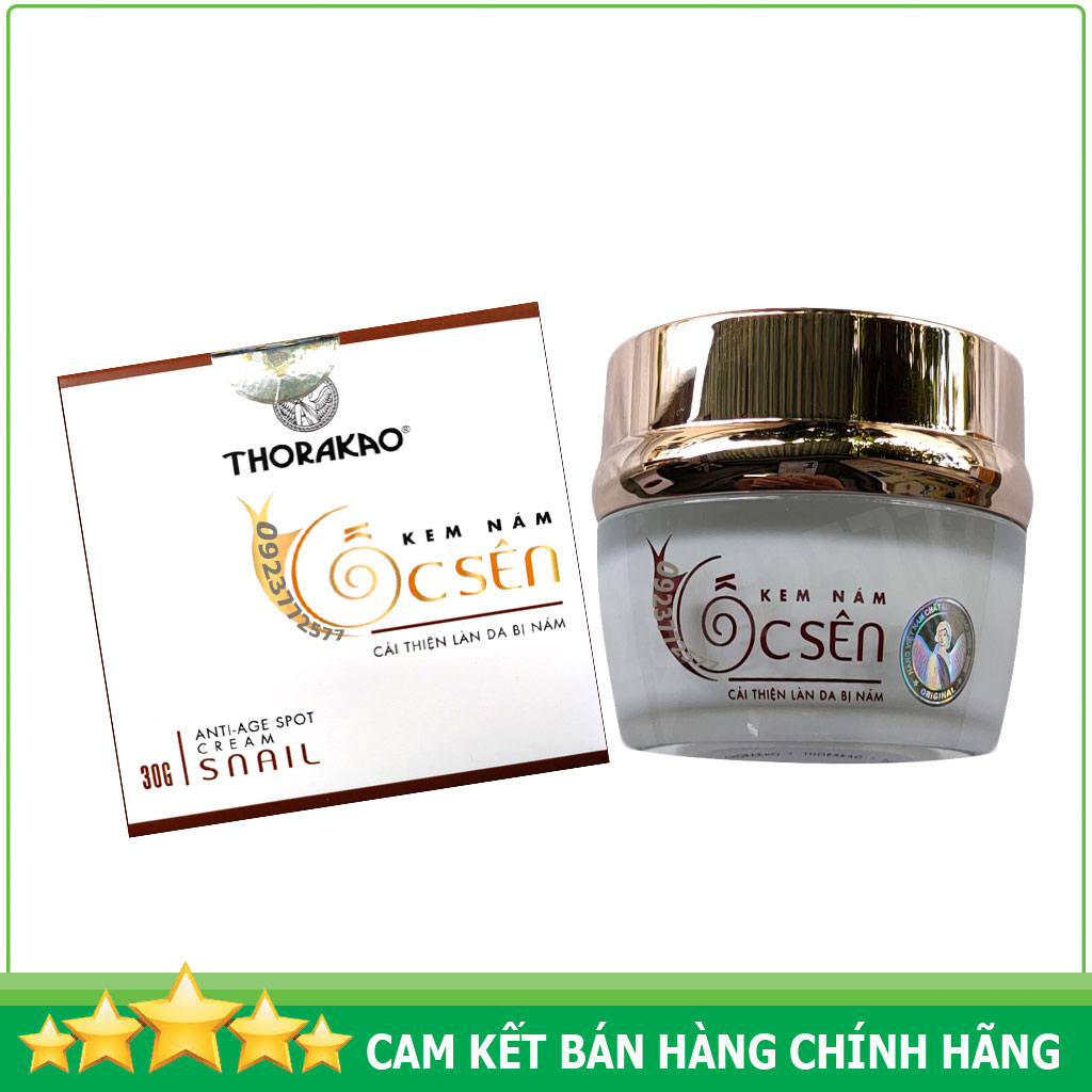 Kem Ốc Sên 30g Thorakao Cải Thiện Làn Da Bị Nám, tàn nhang hiệu quả