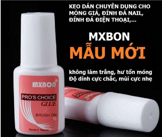 Keo MxBon Gắn Đá Nail & Móng Giả Siêu Chắc