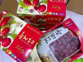 Táo Đỏ Hàn Quốc Hộp 1KG-Táo đỏ sấy khô của Hàn quốc