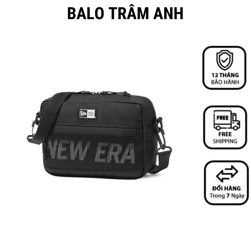 Túi đeo chéo nam ERA thời trang unisex classic nhiều ngăn vừa ipad mini chống nước đeo vai đựng tài liệu đi học đi chơi phong cách ulzzangg Hàn quốc QASA