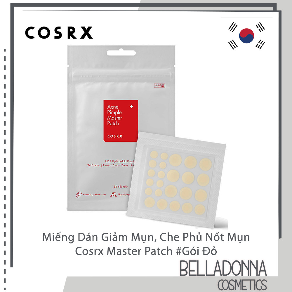 Miếng Dán Mụn, Che Phủ Nốt Mụn Cosrx Acne Pimple Master Patch (Gồm 24 miếng dán)
