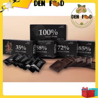 Socola Đen Đắng Nguyên Chất Không Đường 100% YIKANONG - Ăn Vặt Denfood