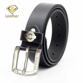 Thắt Lưng Nam Da Thật 1 Lớp Đầu Khóa Inox DLVESACEIN-01