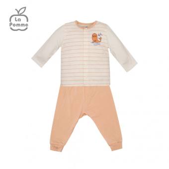 SLS184 Bộ dài tay La Pomme cúc giữa Sư tử biển