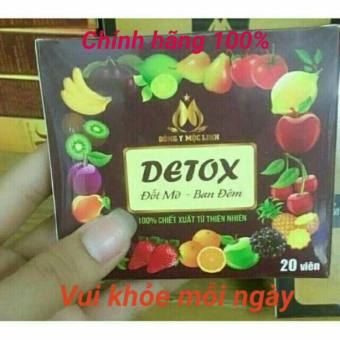 1 Hộp Detox tan mỡ ban đêm slim x3 date mới