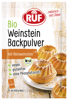 Bột Nở Hữu Cơ Ruf Vegan Baking Powder gói 20g