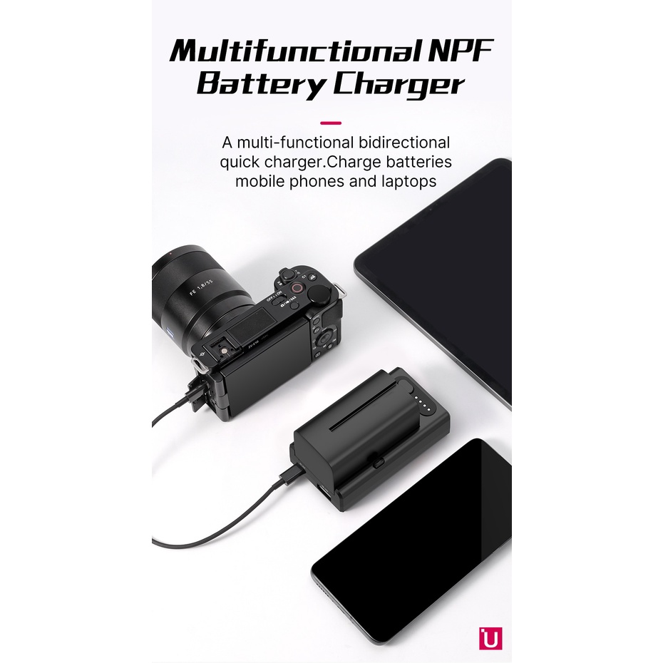 Ulanzi NP-F01 Multifunctional NPF Battery Charger