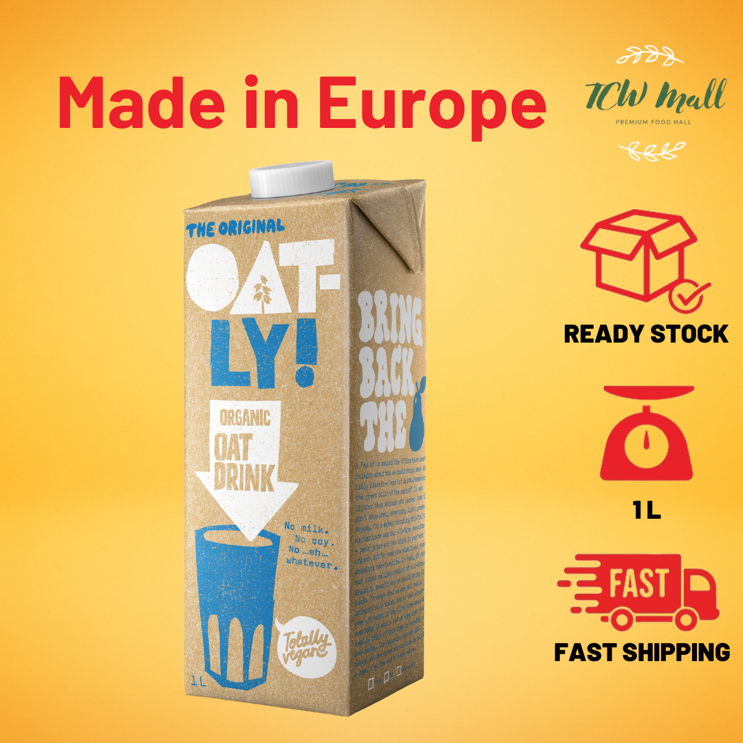 [Exclusive Sales] Oatly Oat Drink 100% Organic Edition - Single Pack (100% Vegan) (Imported from Sweden)