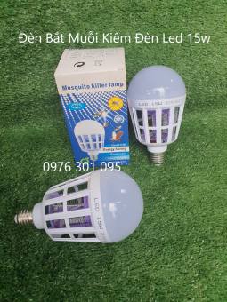 Đèn Bắt Muỗi Kiêm Đèn Led 15w
