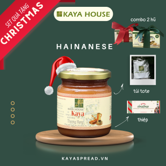Bộ quà tặng Giáng Sinh - Kaya Singapore Thượng hạng - Kaya House - Ăn kèm với Sandwich, làm nguyên liệu nấu ăn