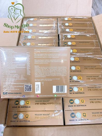 Viên uống giải độc và bổ phổi Wealthy Health PM Lung Support II 60 Tablets