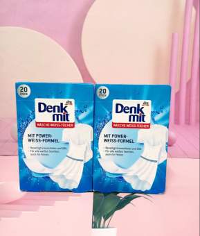 Giấy tẩy trắng quần áo Denkmit 20 miếng