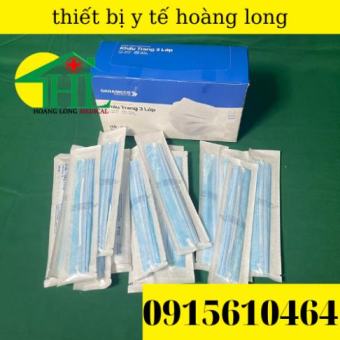 Khẩu Trang Y Tế Danameco Đã Tiệt Trùng CAO CẤP 3 Lớp [Hộp 50 Cái]