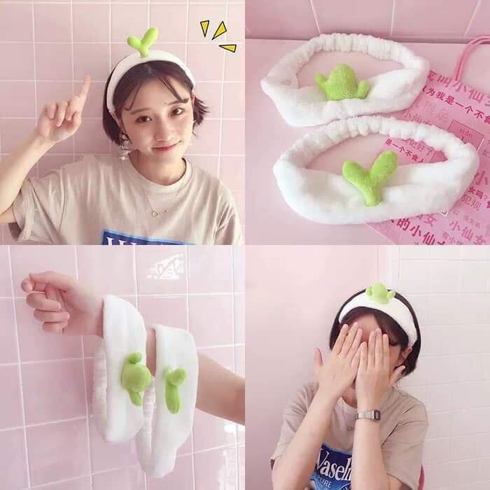 [HCM]Phụ kiện tóc CÂY MẦM băng đô turban nữ thời trang Hàn Quốc dễ thương