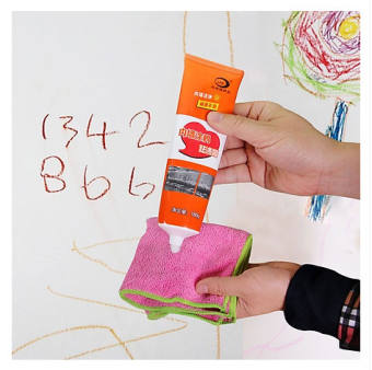 Kem Tẩy Vết Bẩn Vết Mực Trên Tường Hiệu Quả-Kem Xoá Vết Bút Màu, Vết Bẩn Trên Tường Nhà Chai Tẩy Làm Sạch Vết Bẩn Trên Tường 120g-Chai tẩy làm sạch vết bẩn trên tường