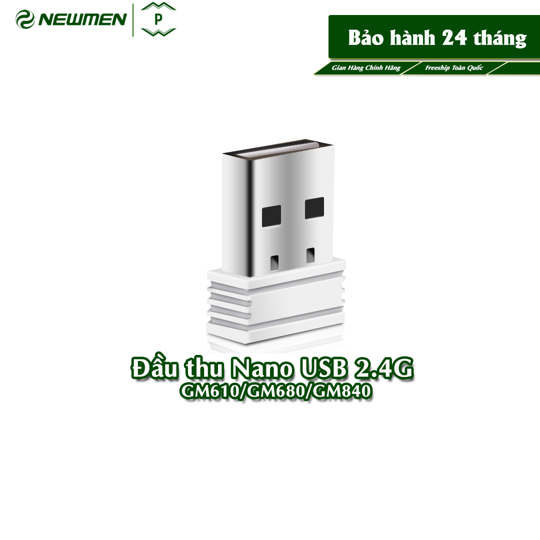 Usb newmen 2.4g for gm610/gm680/gm840 - hàng chính hãng