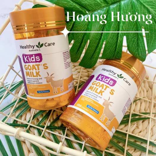 SỮA DÊ CÔ ĐẶC DẠNG VIÊN CỦA ÚC HEALTHY CARE KID GOAT MILK 300 VIÊN  - CỰC KÌ THƠM NGON, BỔ DƯỠNG - 9481
