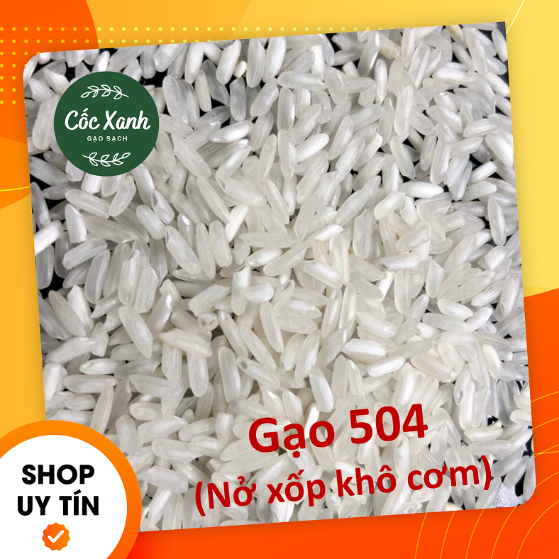 Gạo 504 nở xốp khô cơm